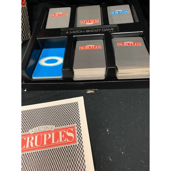 A Question Of Scruples Game - 1986 Milton Bradley - Complete FS Benefts Charity - Picture 4 of 6